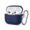 Etui silikonowe TECH-PROTECT SILICONE HOOK APPLE AIRPODS 3 NAVY BLUE